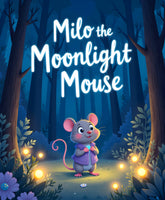 Kids Bedtime Story PDF | Preschool Fairy Tale Book | Milo the Moonlight Mouse | Digital Download